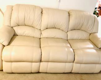 Cream Reclining Sofa