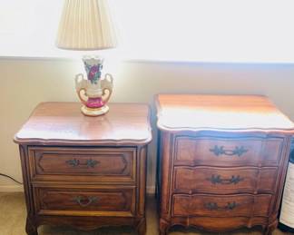Two Vintage Nightstands