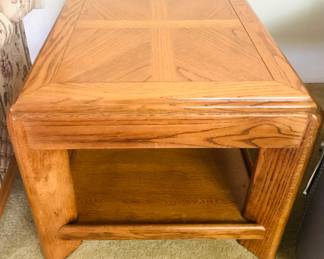 Oak End table