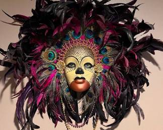 Peacock Feather Mask
