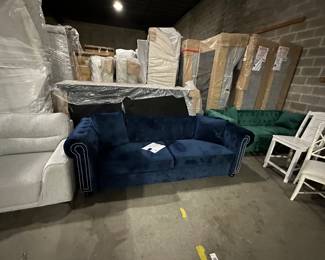 Greenwich sofa in blue or green $600