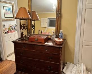 Chest, Mirror, Decor