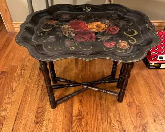Hand Painted Tray Table