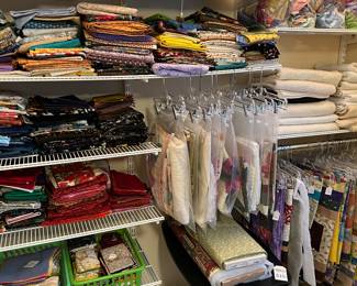 Quilting Fabric and Batting