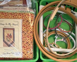 Fabric Bundles and Hoops