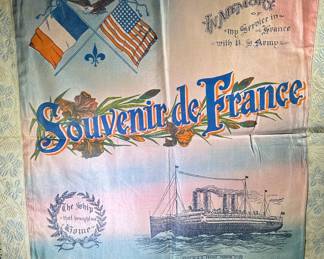 WW I Souvenir Pillow Cover 