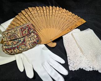 Vintage Gloves and Handkerchiefs 