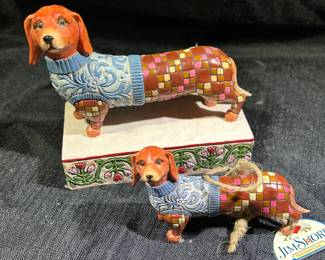 Jim Shore Dachshunds!
