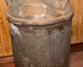 Vintage Metal Milk Can - Waring, Texas