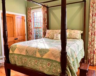Four poster bed