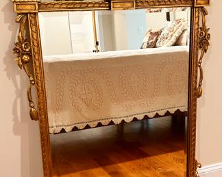 Large gilt mirror