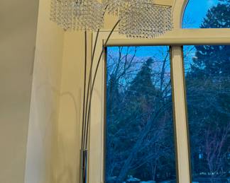 3-Arm Chandelier Floor Lamp