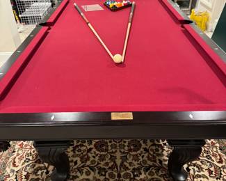 Poplar/Tulip Farmhouse  style Pool Table with Queen Ann Leg's. Ping pong Top Included