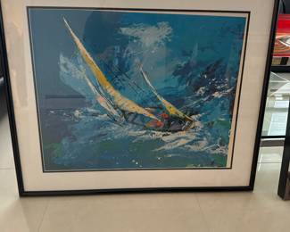 Leroy Neiman "Sailing"