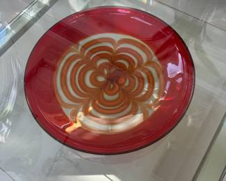 Waterford "Evolution" Blown Glass Decorative Bowl