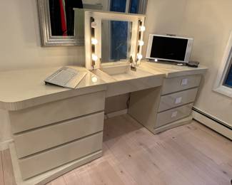 Custom Made Italian Laquer 5 Piece Bedroom Set. 
 ONE OF A KIND!  Tempur-Pedic Mattress and Frame Not For Sale