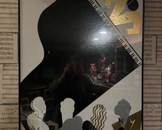 1993 Ty Wilson Cabaret Poster Large, Jazz Piano