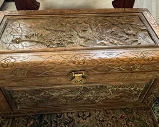 Hand Carved Chest