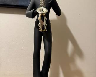 Jazz Sax Musician Ceramic