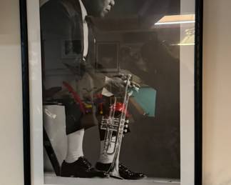 Louis Armstrong Photo large Framed