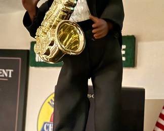 The Jazz Man Animated Sax Player