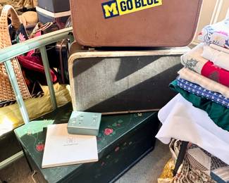 Vintage trunk & luggage.