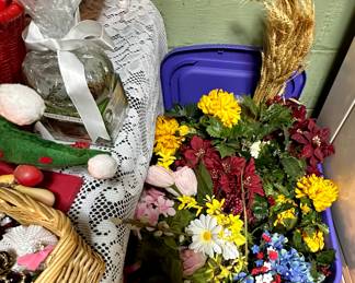 Home crafting floral stems.