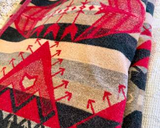 Vintage Navajo wool blanket.