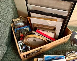 Postcards, frames & paper collectibles.