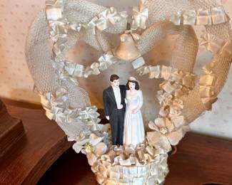 1950's wedding cake topper.