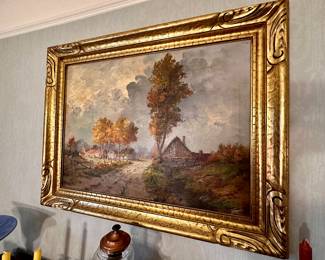 Beautiful large oil painting.