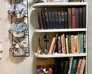 Stairway bookshelf.