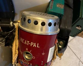 Camp stoves, vinatge camp lanterns 