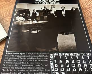 Schells beer calender 1970