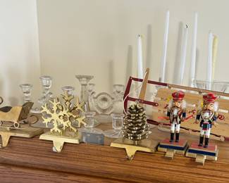 Holiday decor, candelabras 