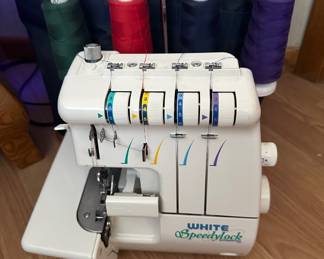 White speedy lock differential 1800 sewing machine 