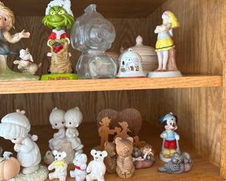 collectible figurines and decor