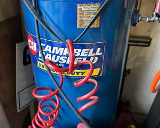 Campbell Hausfeld cast iron upright pump air compressor 