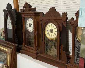 Antique table top clocks 