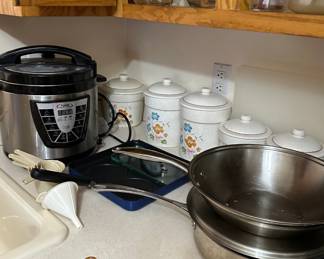 pots and pans and cooking items 