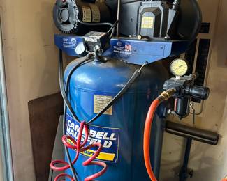 Campbell Hausfeld cast iron upright pump air compressor 