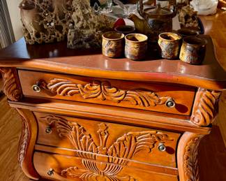 ornate carved dresser