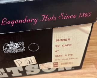 Cowboy hats (Stetson and more, most with box)