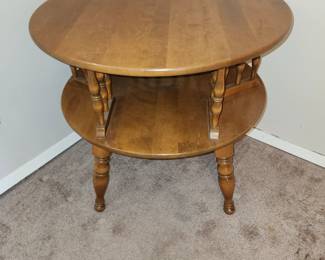 Ethan Allen, lazy Susan round table