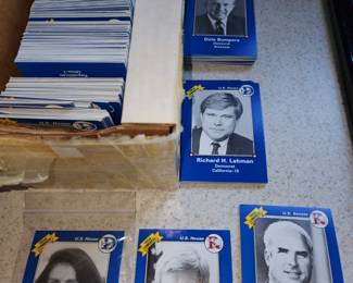 House of Representatives complete set of trading cards. 
Provided by the National Education Association 1991,           350.00