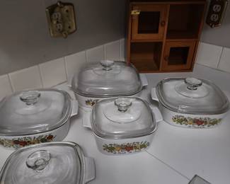 Corning ware casserole  dishes