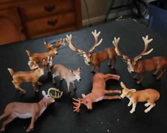 Plastic toy deer