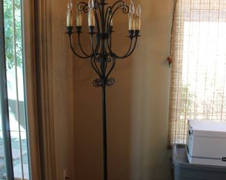 Large iron candelabra
