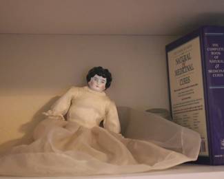 Antique Porcelain Head Doll