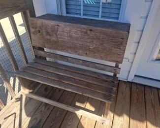 Vintage Primitive School Desk